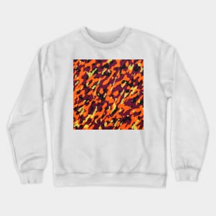 Camouflage - Orange and yellow Crewneck Sweatshirt